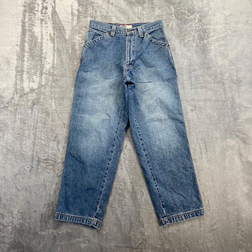 Vintage Old Navy Baggy Carpenter Jeans Men's 36x28 Light Blue Denim